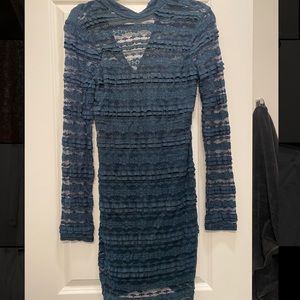 Forest Green Lace Bodycon Dress
